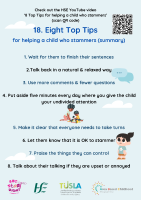 Early Talking Tips 18 Eight Top Tips image link