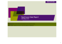 March 2015 Data Report front page preview
              