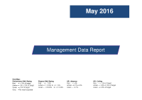 May 2016 Data Management Report front page preview
              