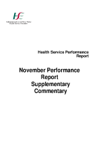 November 2015 Supplementary Commentary Report front page preview
              