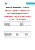 HSE-Managed Access Protocol – Medicines used in hereditary transthyretin amyloidosis in adult patients with stage 1 or stage 2 polyneuropathy front page preview
              