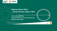 NRO report Epidemiology of ESKD in Ireland 2024 front page preview
              