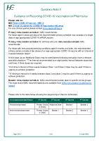 Guidance Note 9 Recording COVID-19 Vaccination on PharmaVax front page preview
              