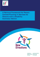 Person-Centred Planning Framework Summary Report front page preview
              