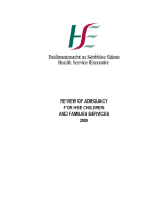 Review of Adequacy for Children and Families 2009 image link