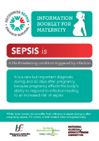 Maternity Sepsis Patient Information Booklet image link