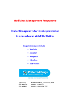 Oral Anticoagulant (Warfarin and NOACs) image link