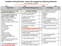 Paediatric Eating Disorder Risk Management Checklist image link