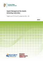 Sepsis Management for adults including maternity 2021 image link