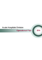 Acute Services Divisional Plan image link