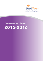 BreastCheck Programme Report 2015/16 image link