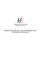 Palliative Care Five Year/Medium Term Development Framework image link