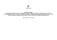 3rd Progress Report - Rebecca O'Malley - HIQA - Jan to Mar 09 image link
