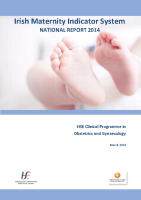 Irish Maternity Indicator System National Report 2014 image link