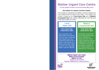 Mallow Urgent Care Centre Information Leaflet image link