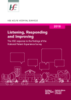 Listening Responding and Improving – HSE Response to the Findings of the National Patient Experience Survey 2018 image link