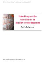 NHO Code of Practice for Healthcare Records Management Version 2.0 image link