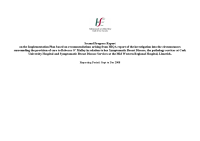 2nd Progress Report - Rebecca O'Malley - HIQA - Sep to Dec 08 image link