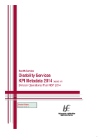 Disabilty Services KPI 2014 image link