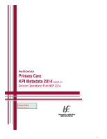 Primary Care Services KPI 2014 image link