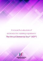 A research evaluation of an interactive training experience: The Virtual Dementia Tour (VDT) image link