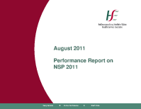 August 2011 Performance Report image link