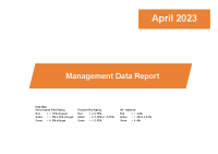 Management Data Report April 2023 front page preview
              
