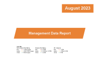 Management Data Report August 2023 front page preview
              