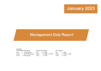 Management Data Report January 2023 front page preview
              