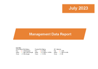 Management Data Report July 2023 front page preview
              