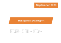Management Data Report September 2023 front page preview
              