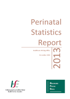 Perinatal Statistics Report 2013 image link