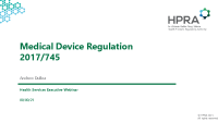 Medical Device Regulation HPRA Presentation image link