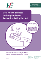 HSE Mid West Community Healthcare Oral Health Services Ionising Radiation Protection Policy Part A1 image link