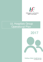 University Limerick Hospital Group Operational Plans 2017 image link