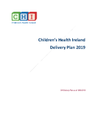 Childrens Health Ireland Operational Plan - Delivery Plan 2019 image link