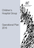 Children's Hospital Group Operational Plans 2016 image link