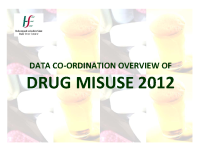 Data Co-ordination Overview of Drug Misuse 2012 image link