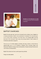 HSE Intercultural Guide: Baptist Churches front page preview
              