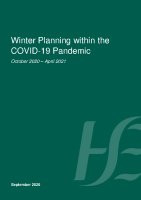 Winter Planning within the COVID -19 Pandemic October 2020 - April 2021 image link