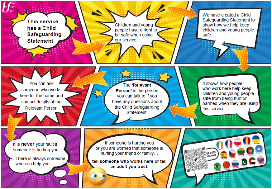 Explanation of HSE Child Safeguarding Statements Poster