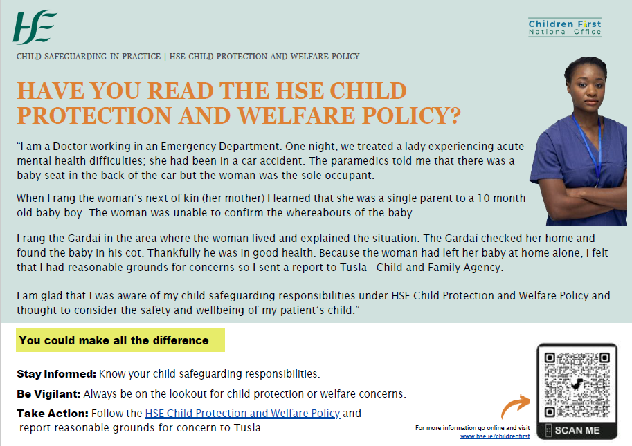 HSE Child Protection and Welfare Policy Scenario Image