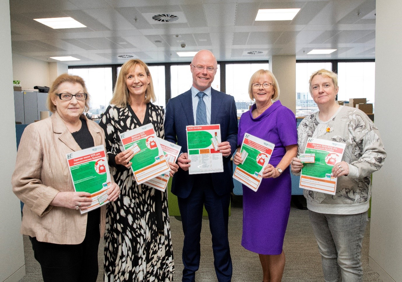 Launch of Acute Haematology Oncology Nursing Service SOS hotline and standardised patient information